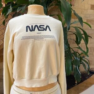 NASA Yellow Creamsicle Sweatshirt